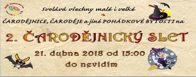 Čarodějnice 2018 - Klíček Dobrovice